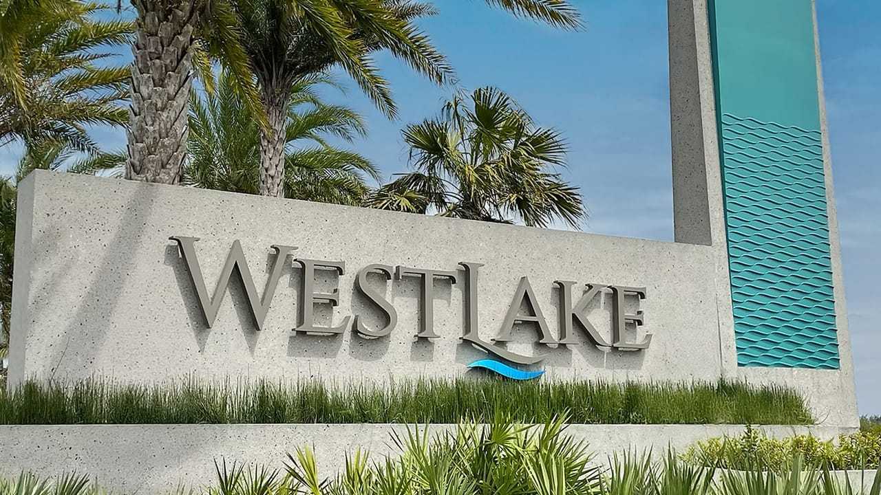 Westlake entrance sign