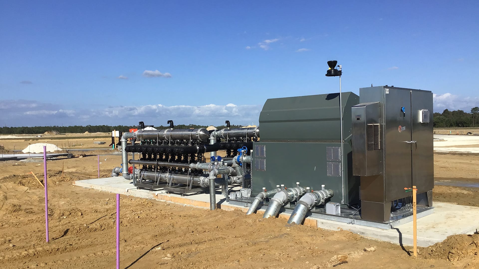 Hoover pump station recently installed