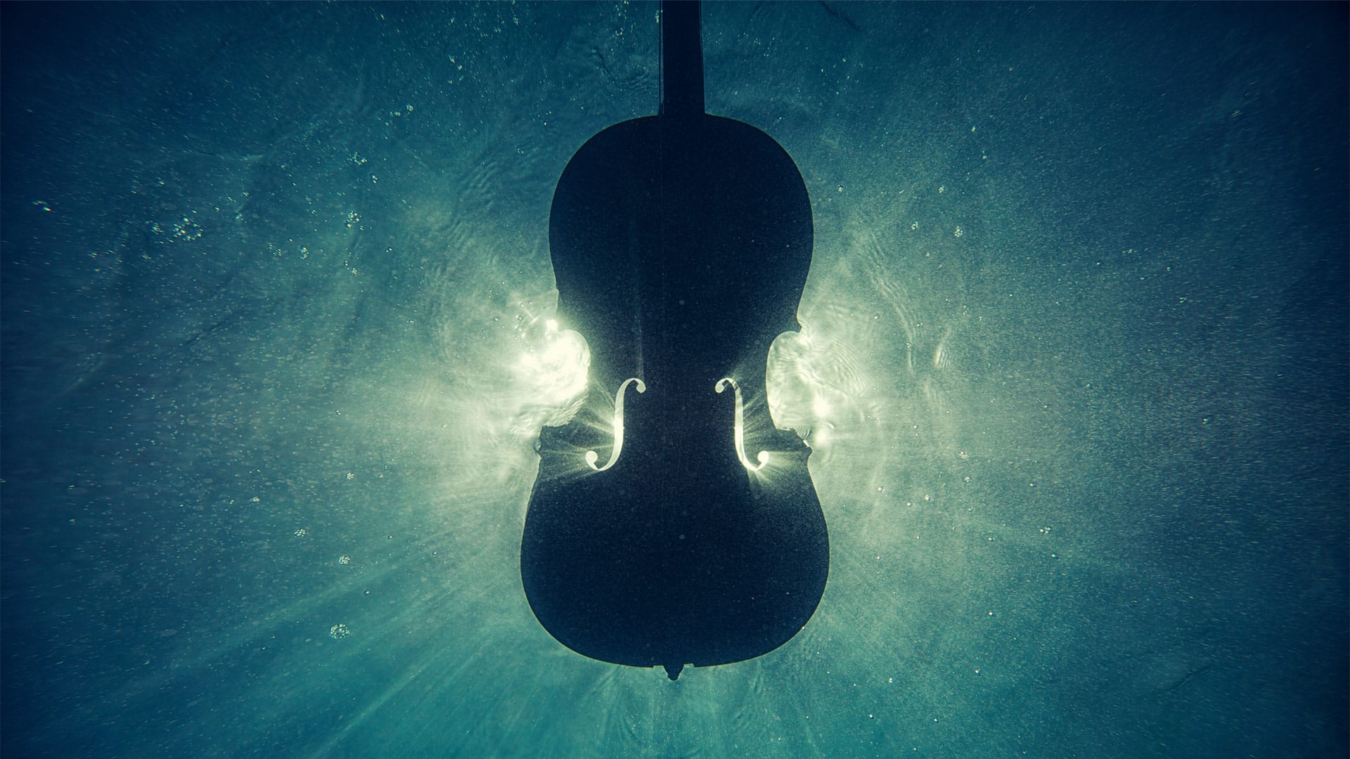 Violin underwater