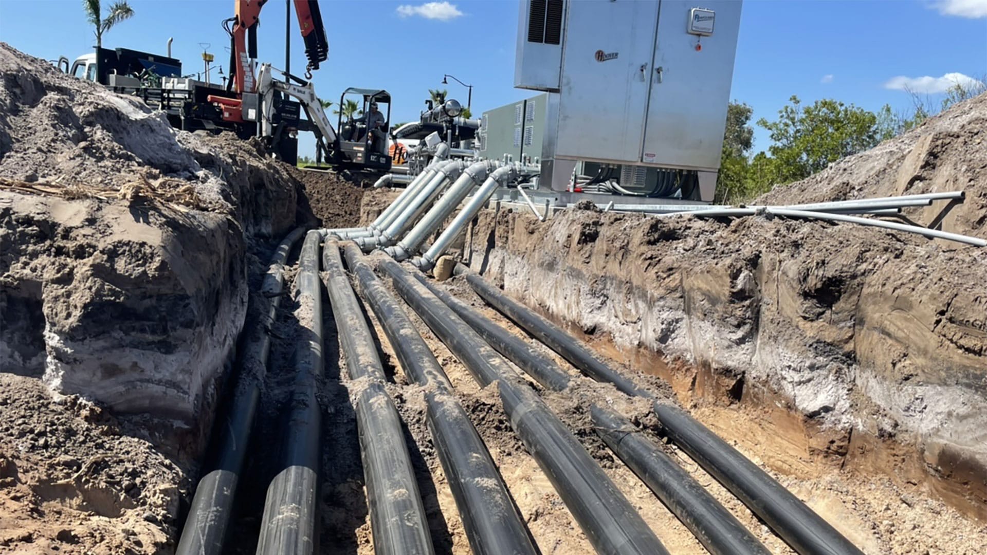 Installation Pipes for Wellen Park Project