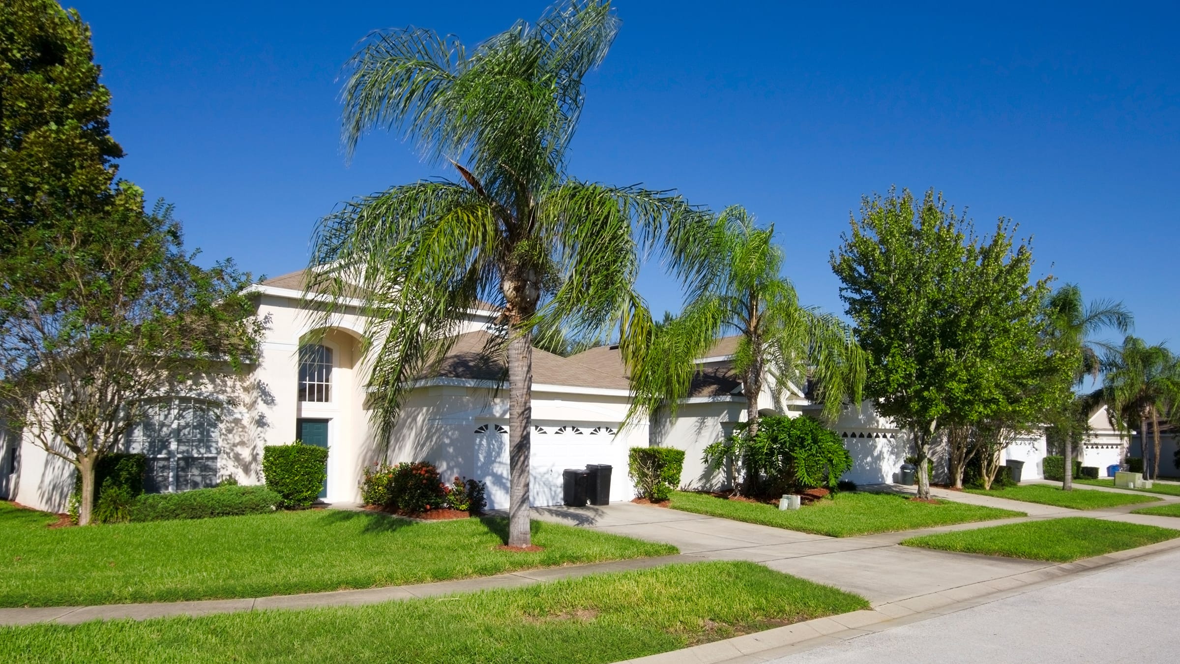 View of a town in Florida residential district