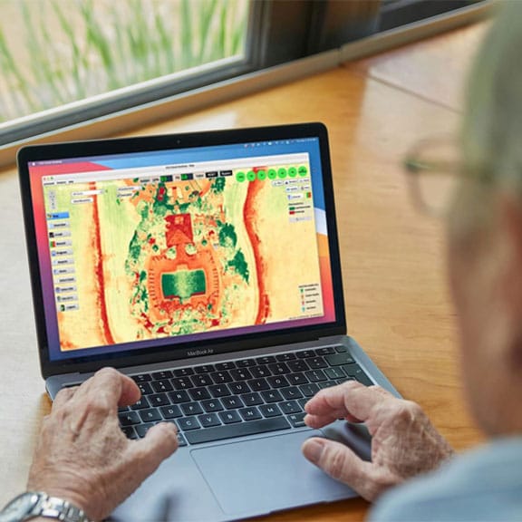 Man on laptop using Flowguard