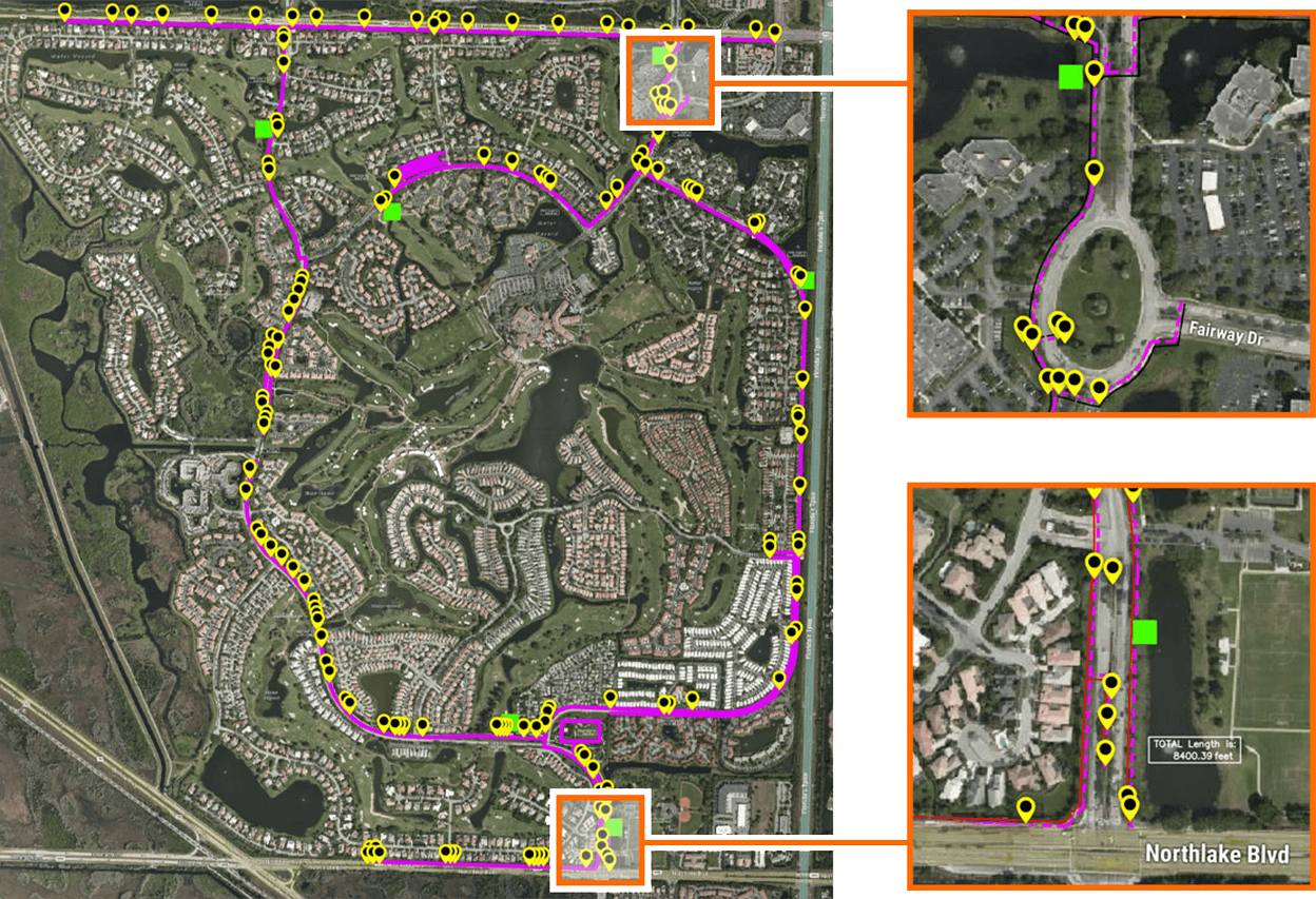 PGA Aerial Map