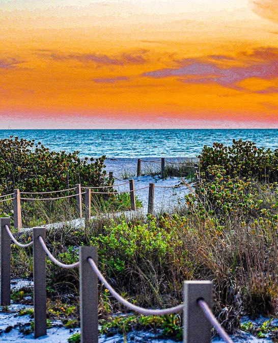 Sanibel island sunset