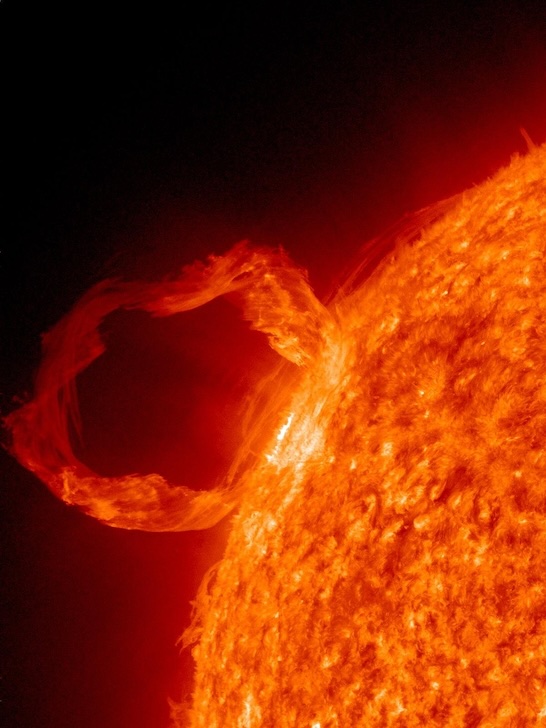 Harness power of sun solar flare