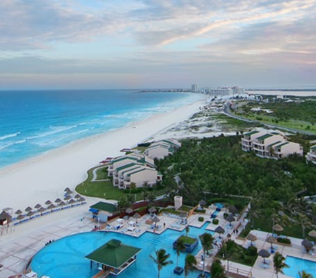 Beach holiday resort on a Florida beach